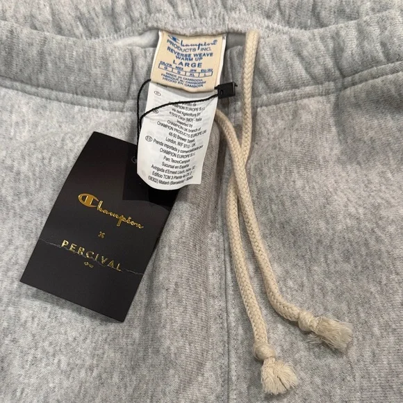 Champion Heather Gray Joggers with Logo - Picture 2 of 5